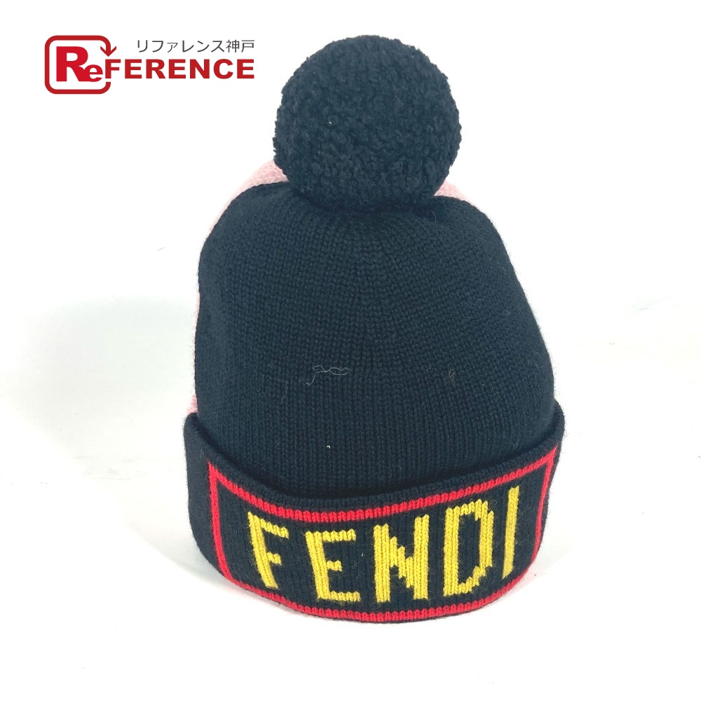 楽天市場】FENDI フェンディ FXQ056 バイカラー ロゴ ポンポン付き
