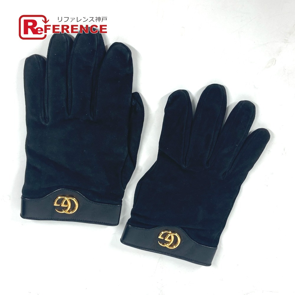 楽天市場】グッチ 手袋 ホースビット レザー グローブ 革 ブラック 黒