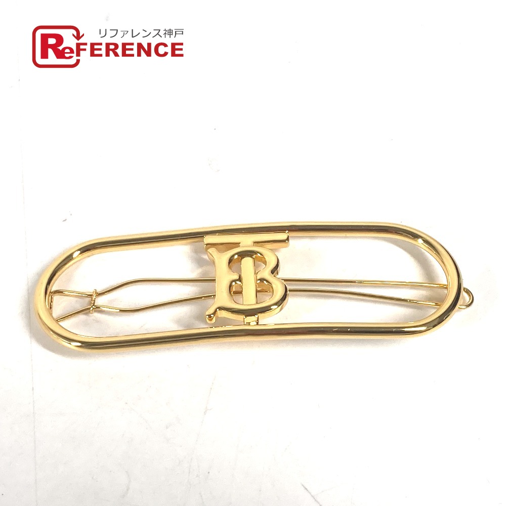 美品　Burberry ゴールド シルバー　ピンブローチ 美品】バーバリー BURBERRY ピンブローチ ベアー ゴールド