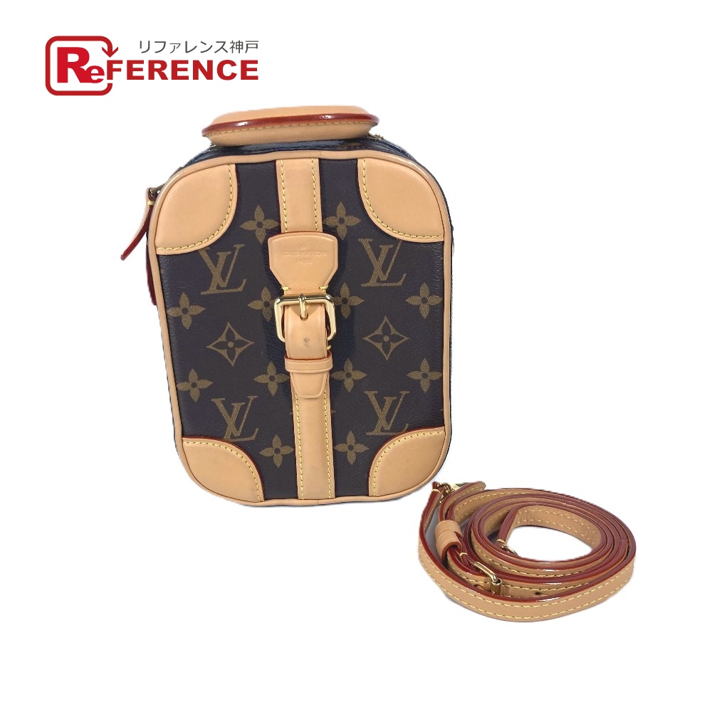 LOUIS VUITTON ルイヴィトン M68623 モノグラム ヴァリゼット・ヴェルティカル 斜め掛け カバン ポシェット ハンドバッグ 2WAYバッグ ショルダーバッグ モノグラムキャンバス ユニセックス ブラウン 【中古】