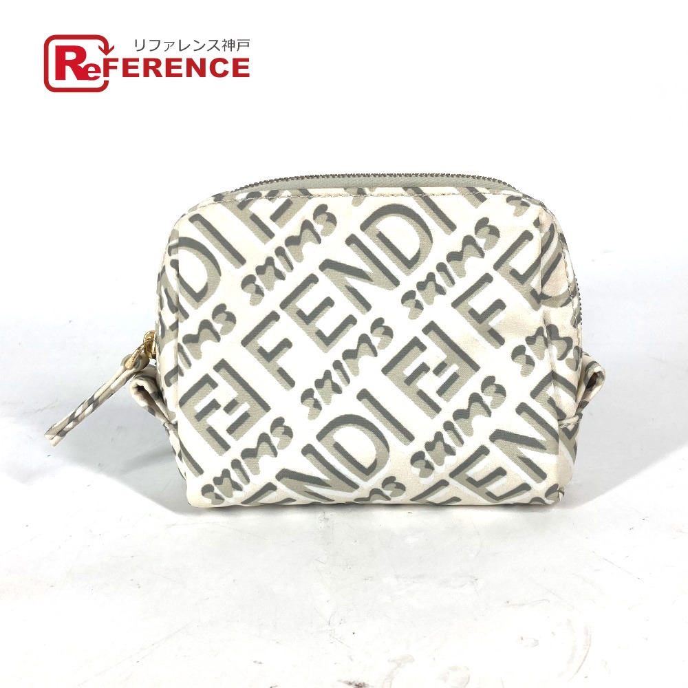 FENDI フェンディ ポーチ 小物入れ ズッカ柄 Fロゴ イタリア製 バッグ フェンディFENDIポーチ】ズッカ柄ロゴ化粧ポーチ小物入れ文具