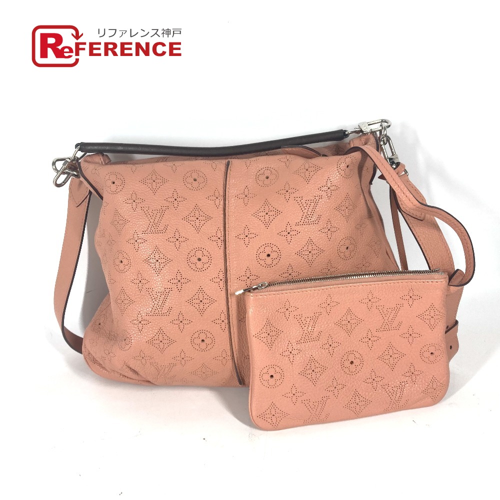 LOUIS VUITTON ルイヴィトン   M94276  モノグラムマヒナ セレネPM 曲がった掛け 鞄 トートバッグ ハンドバック 2WAY御徒面子 ショルダーバッグ モノグラムマヒナレザー  レディース サクラ色 サクラ色 【中古】
