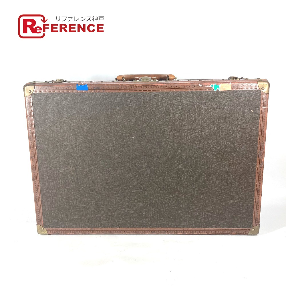 LOUIS VUITTON ルイヴィトン BOX インテリア 旅行バッグ ボックス アルゼール65 カバン アタッシュケース ハンドバッグ トランク トランク レザー ユニセックス ブラウン 【中古】｜ブランドショップ　リファレンス 137,500円