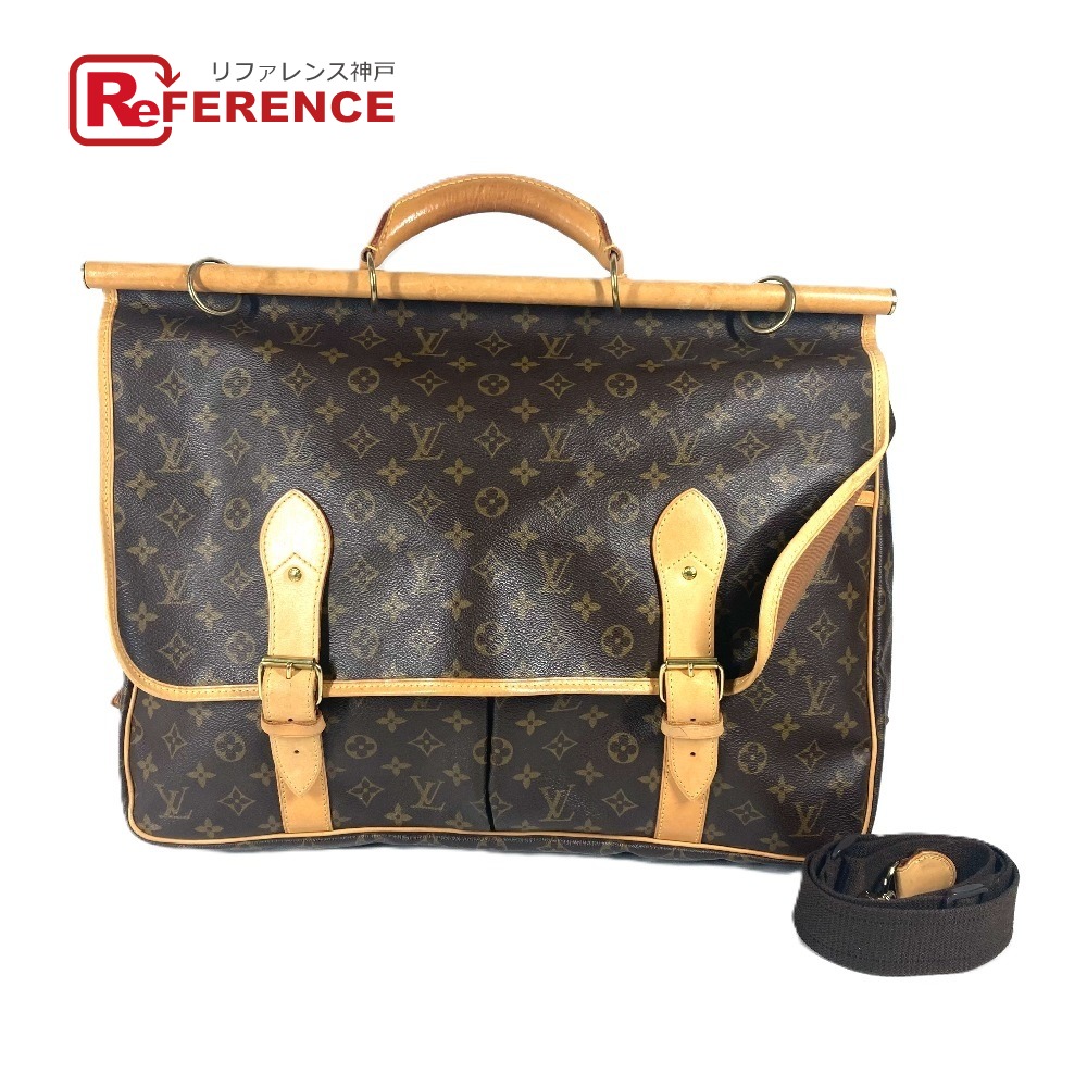 LOUIS VUITTON ルイヴィトン  M41140 モノグラム サックシャス 2WAY御徒面子 ハンドバック ショルダーバッグ 袋 ボストンバッグ モノグラム帆布  ユニ一発やる 赤銅色 【中古】