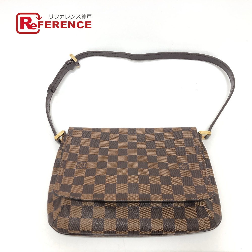 LOUIS VUITTON ルイヴィトン N51255 ミュゼットタンゴ カバン ハンドバッグ 肩掛け ショルダーバッグ ダミエキャンバス レディース エベヌ 【中古】｜ブランドショップ　リファレンス
