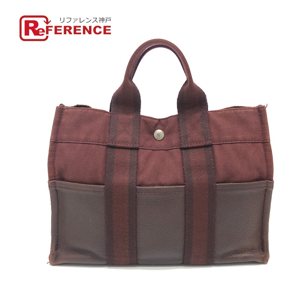 楽天市場】エルメス トートバッグ フールトゥPM キャンバス ネイビー