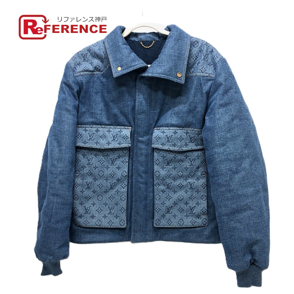 24SS☆Louis Vuitton☆ウォッシュデニム ノースリーブジャケット ダモフラージュ クラシックデニムジャケット ｜ルイ・ヴィトン