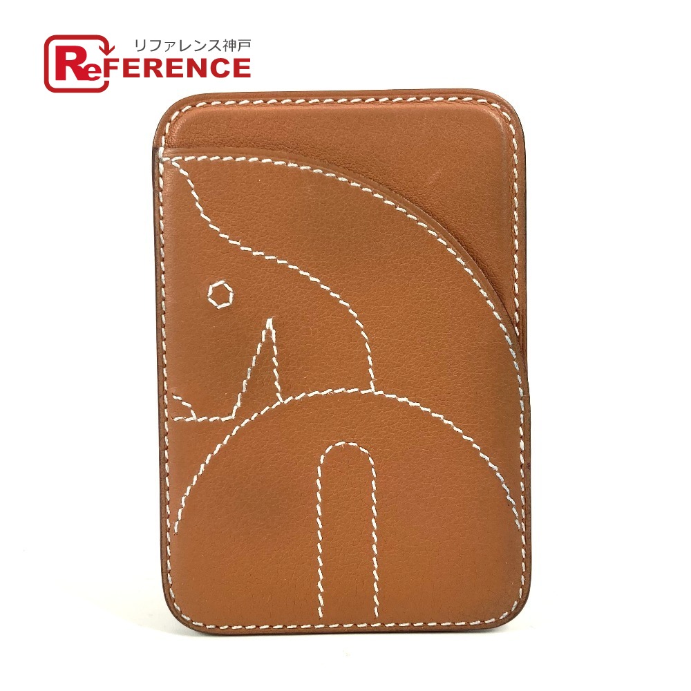 楽天市場】HERMES Cheval MagSafe Card Holder H0002741 37 エルメス