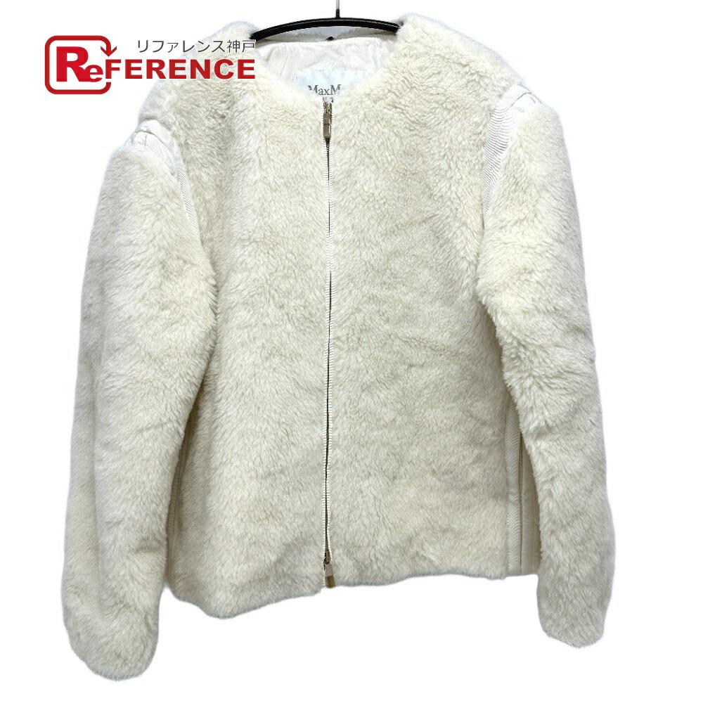未使用級*近年モデル マックスマーラ 白タグ 21AW テディベア ブルゾン Max Mara - マックスマーラ MAX MARA RIGA テディベア アイコン