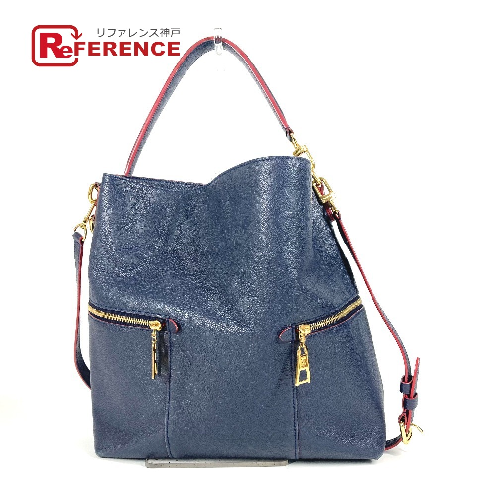LOUIS VUITTON ルイヴィトン  M44012 モノグラムアンプラント メリー  2WAY御徒面子 肩かけ トートバッグ ショルダーバッグ モノグラムアンプラントレザー  レディース マリーヌルージュ 米国海軍 【中古】