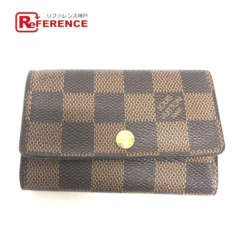 LOUIS VUITTON ルイヴィトン N62630 ミュルティクレ6 6連キーケース 小物 キーケース ダミエキャンバス ユニセックス エベヌ ブラウン 【中古】