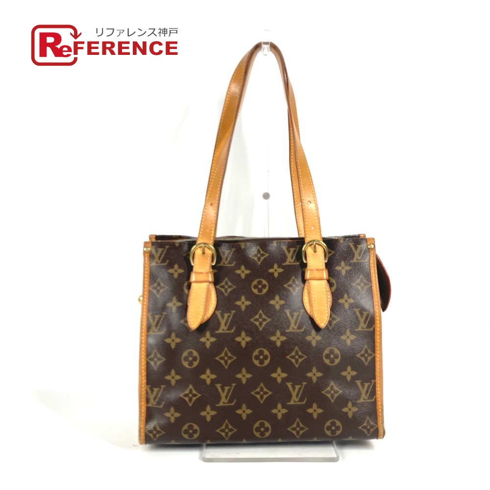 LOUIS VUITTON ルイヴィトン M40007 モノグラム ポパンクー ルオ カバン トートバッグ 肩掛け ショルダーバッグ モノグラムキャンバス ユニセックス ブラウン 【中古】