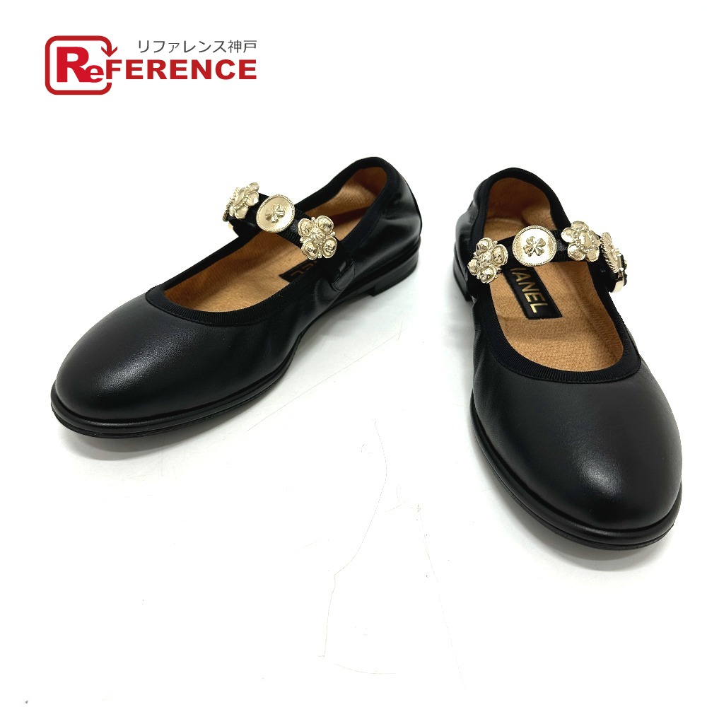 楽天市場】シャネル CHANEL サンダル G45547 厚底 37C サイズ 23.5cm