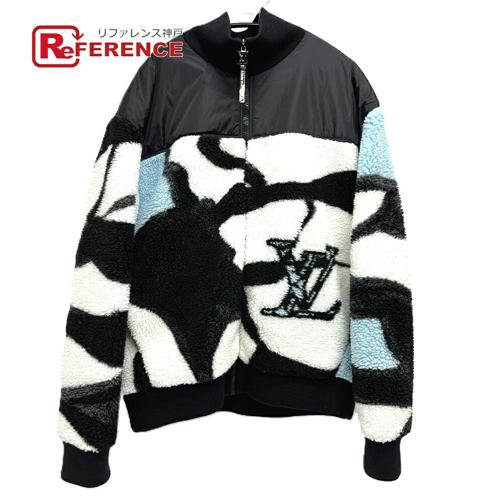 LOUIS VUITTON ルイヴィトン  RM241M DFG HQY18W 24SS LVロゴフリース ナイロンうつり変わり お召しもの 上衣 ポリエステル  メンズ マルチ色合い 【中古】 メンズウェア-ウェア