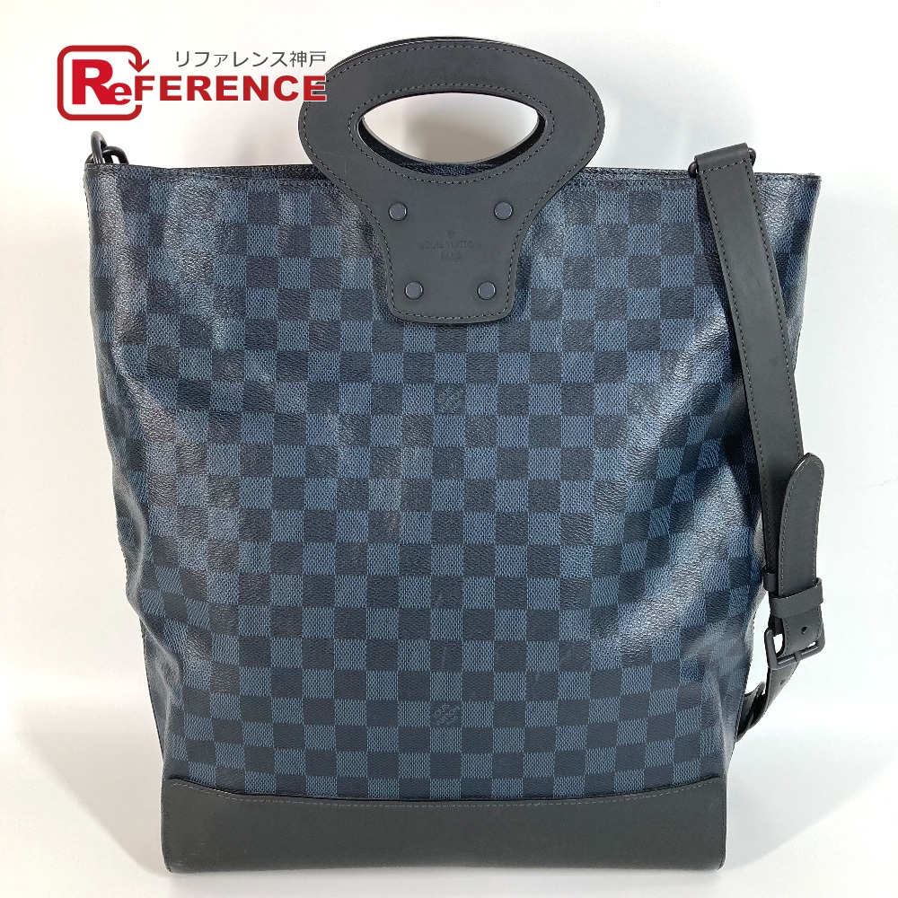 LOUIS VUITTON ルイヴィトン  N51100 ダミエコバルト トートNS 鞄 2WAY御徒面子 ショルダーバッグ 曲がった掛け ハンドバック ダミエコバルトキャンバス  ユニ一発やる 米国海軍 【中古】 バッグ-ハンドバッグ-バッグ・小物・ブランド雑貨