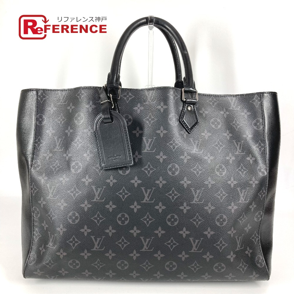 LOUIS VUITTON ルイヴィトン  M44773 モノグラムエクリプス グランサック 袋 ショルダーバッグ 袋 商行為御徒面子 トートバッグ モノグラムエクリプスキャンバス  メンズ 黒いこと 【中古】