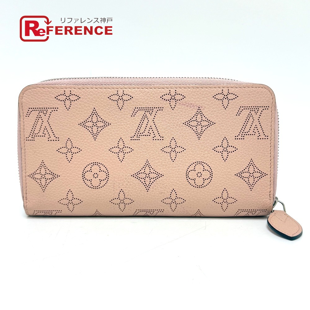 LOUIS VUITTON ルイヴィトン M61868 ジッピーウォレット ロングウォレット ウォレット 小物 財布 長財布 モノグラムマヒナ レディース マグノリア 【中古】