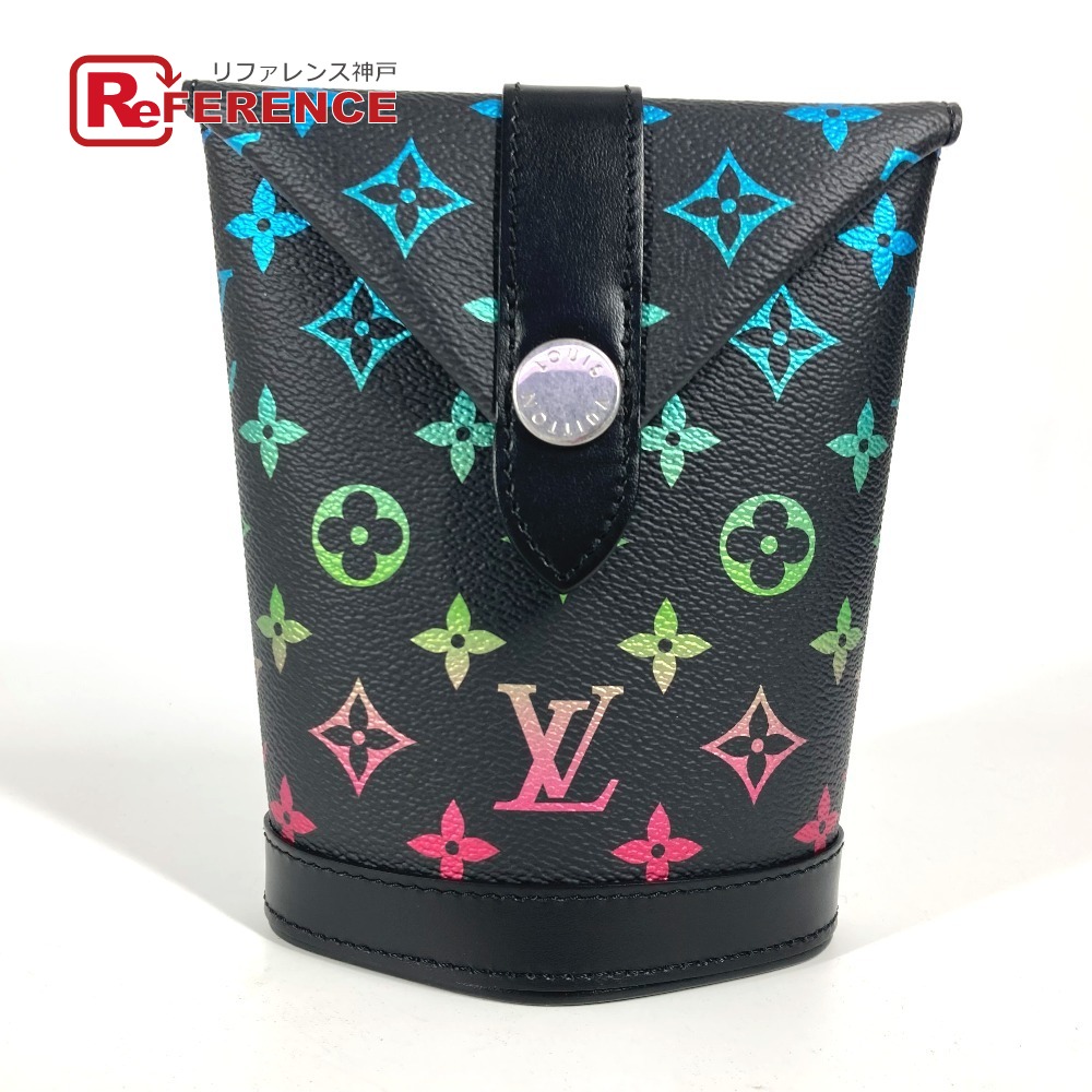 LOUIS VUITTON ルイヴィトン M13906 モノグラムグラデーション エンべロップ・ポーチ カバン ポシェット フラップ 2025SS　春夏コレクション ショルダーバッグ レザー メンズ ブラック 新品同様 【中古】