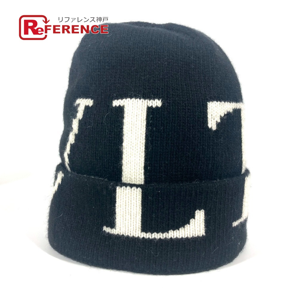 VALENTINO ロゴ刺繍 ウールビーニー ニット帽 1Y2HB01FLLG VALENTINO ヴァレンティノ ニット帽 1Y2HB01D FDK メンズ BEANIE