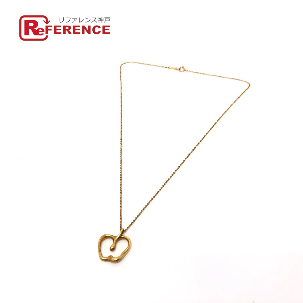 最終限界価格　ティファニー　アップルk18エルサペレッティペンダント1.8g TIFFANY&Co.（ティファニー） アップル ネックレス エルサペレッティ