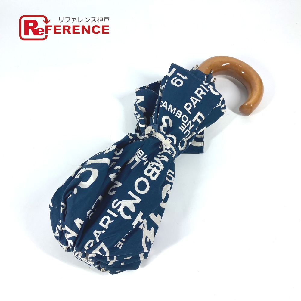 楽天市場】CHANEL シャネル バイシー ロゴ ワンタッチ アンブレラ