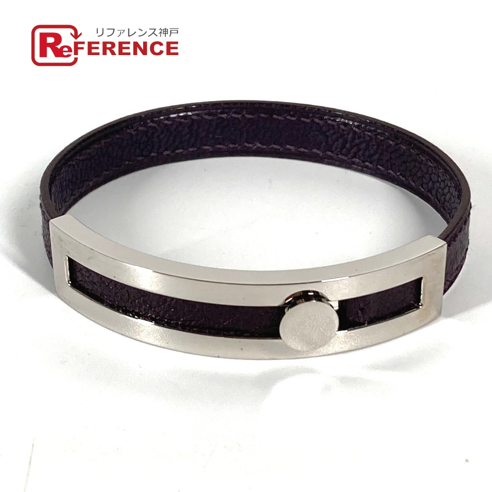 楽天市場】エルメス ブレスレット プスプス 2重バングル レザー×金属