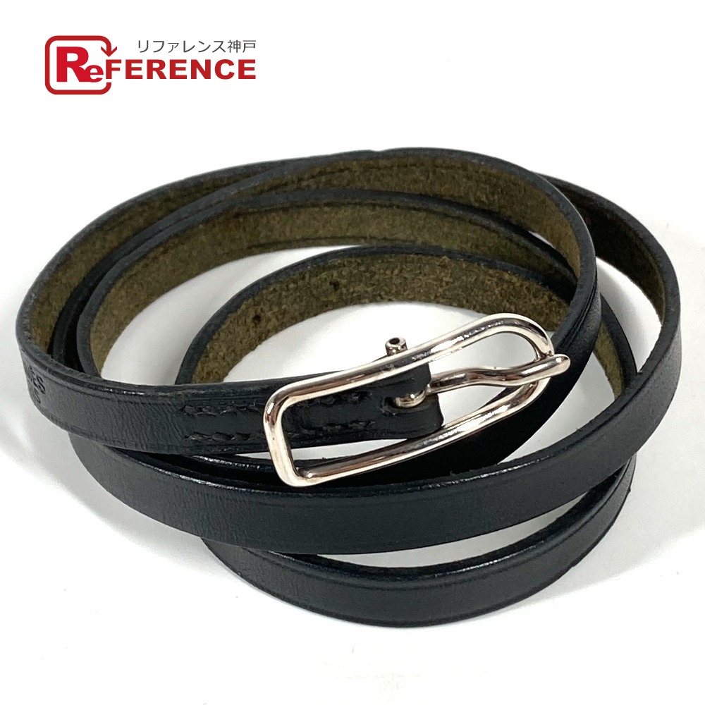 極美品✨HERMES　アピ シルバー金具　ロング ブレスレット 3連 4連 楽天市場】エルメス アピ3（ブレスレット｜レディースジュエリー