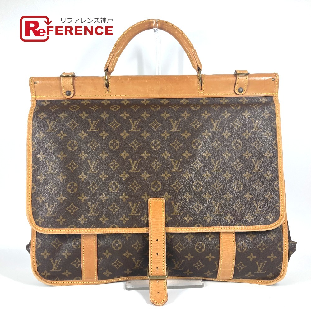 LOUIS VUITTON ルイヴィトン  M41140 モノグラム サックシャス 2WAY御徒面子 ハンドバック ショルダーバッグ 袋 ボストンバッグ モノグラム帆布  ユニ一発やる 赤銅色 【中古】