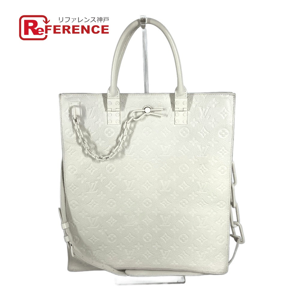 LOUIS VUITTON ルイヴィトン M53265 モノグラムトリヨン サックプラ ハンドバッグ カバン トートバッグ 2WAYバッグ ショルダーバッグ ハンドバッグ トリヨンレザー ユニセックス ホワイト 【中古】|ブランドショップ リファレンス