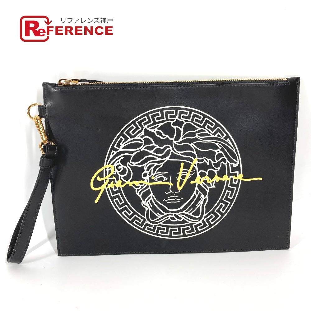 ○★新品 未使用 VERSACE ラ メデューサ ポーチ 2WAY ミニクラッチ 楽天市場】【未使用】VERSACE ヴェルサーチ メデューサ クラッチ