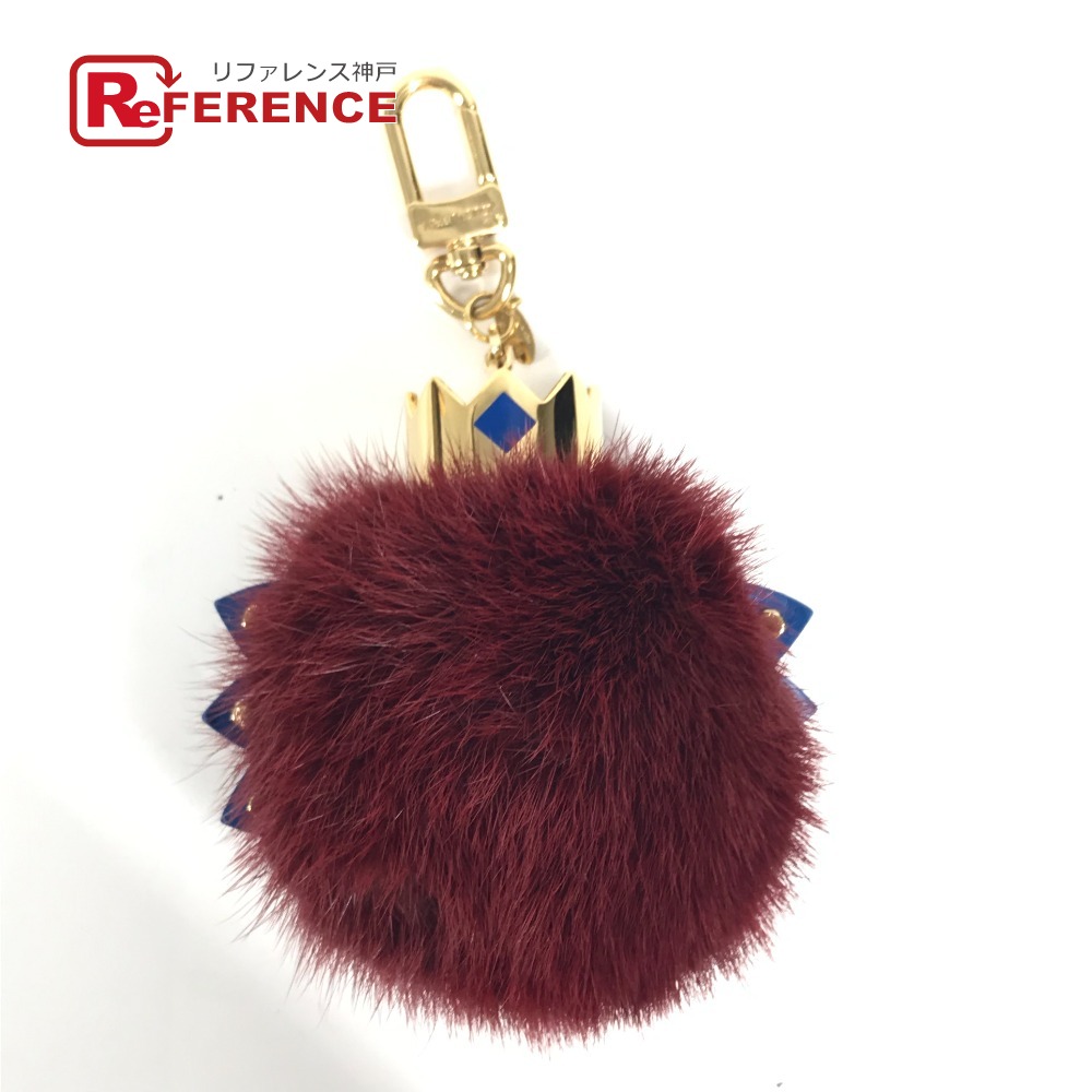 ルイ・ヴィトン バッグチャーム・ファジーバブル キーリング ポンポン