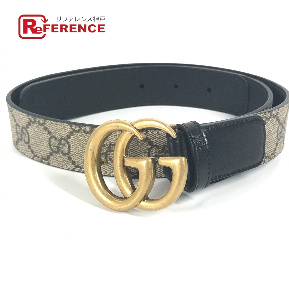 楽天市場】グッチ ベルト Gロゴ レディースベルト レザー 革 ブラック