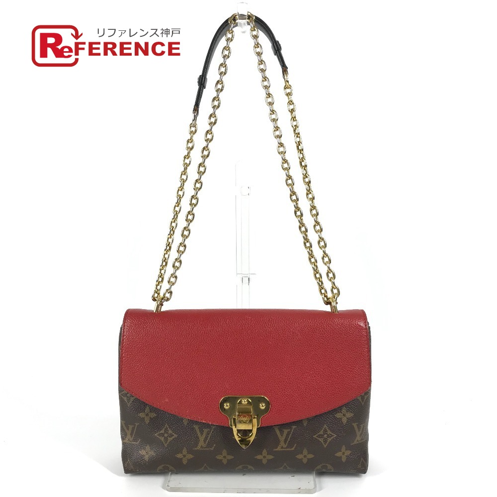 LOUIS VUITTON ルイヴィトン  M43713 モノグラム サンプラシード 鞄 曲がった掛け チェーン店御徒面子 ポシェット 下げ翼 ショルダーバッグ モノグラム帆布  レディース 赤銅色 【中古】
