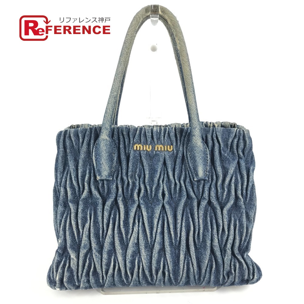 MIUMIU【セール】■国内発■大人カラーのトートバッグ MIUMIU【セール】□国内発□大人カラーのトートバッグ (MiuMiu