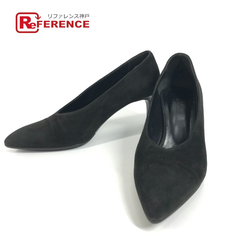 HERMES エルメス セリエ レザー フラットシューズ 35 HERMES エルメス