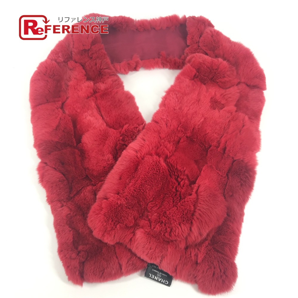 CHANEL シャネル マフラー ファー スヌード 毛皮 ラパン CHANEL シャネル マフラー ファー スヌード 毛皮 ラパン CHANEL