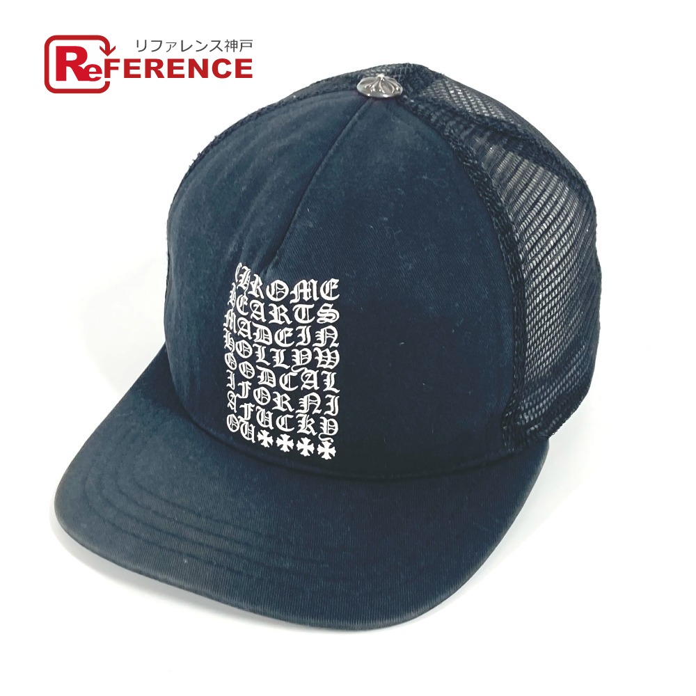 クロムハーツCH刺繍ロゴ ブラックベースボールキャップ CHROME HEARTS 新品☆クロムハーツ/帽子 ベースボールキャップ