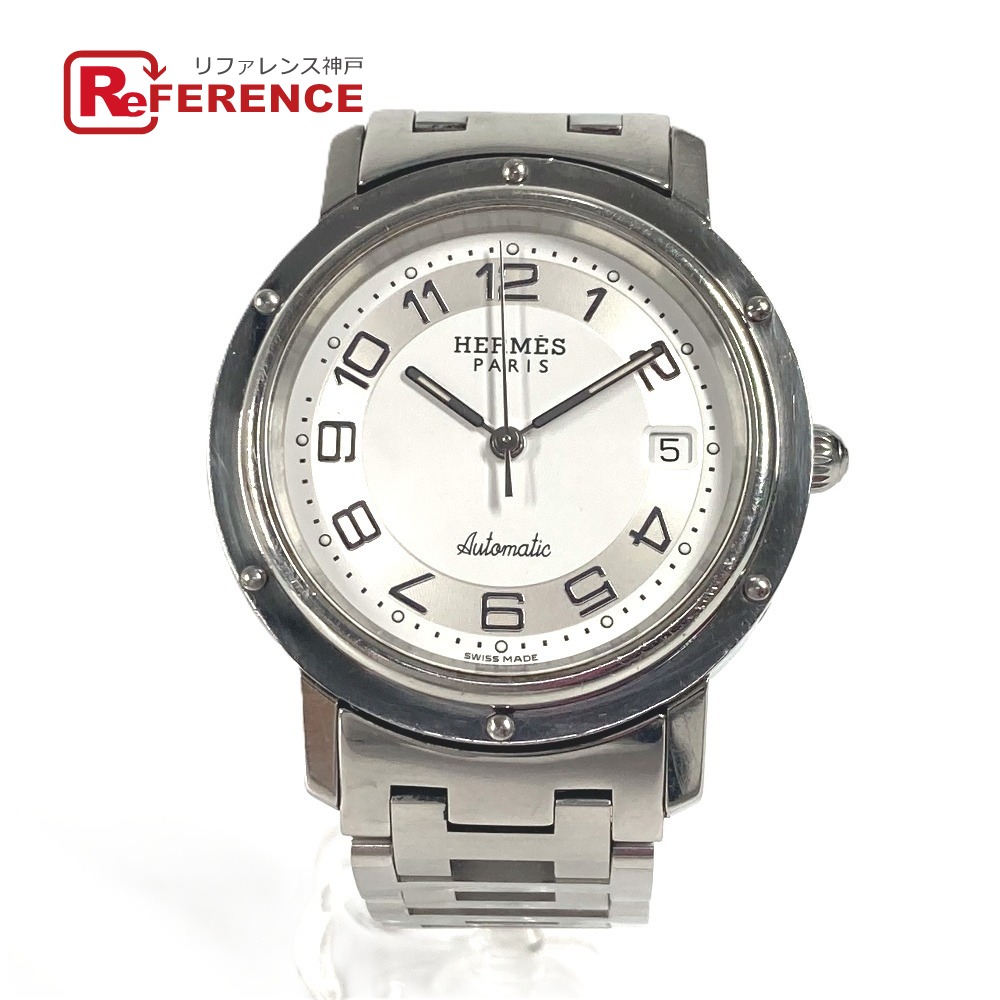 楽天市場】HERMES□ クリッパー CL6.710 電池交換済 クォーツ 黒文字盤