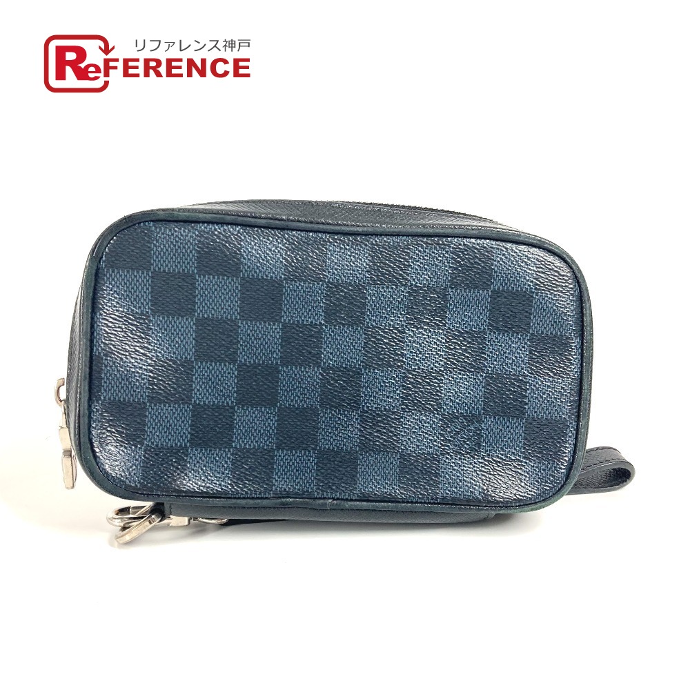 LOUIS VUITTON ルイヴィトン  N63504 ダミエコバルト ポルトフォイユ ジッピー ホンブルグ帽 袋 合切袋 同盟罷工一回り付 長金入れ クラッチペダル御徒面子 ダミエコバルトキャンバス  ユニ一発やる 米国海軍 【中古】