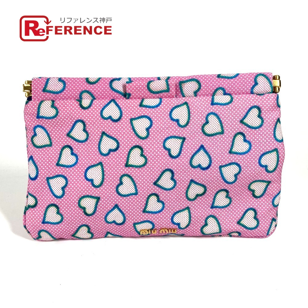 楽天市場】ミュウミュウ ミニクラッチバッグ/フラットポーチ miu miu