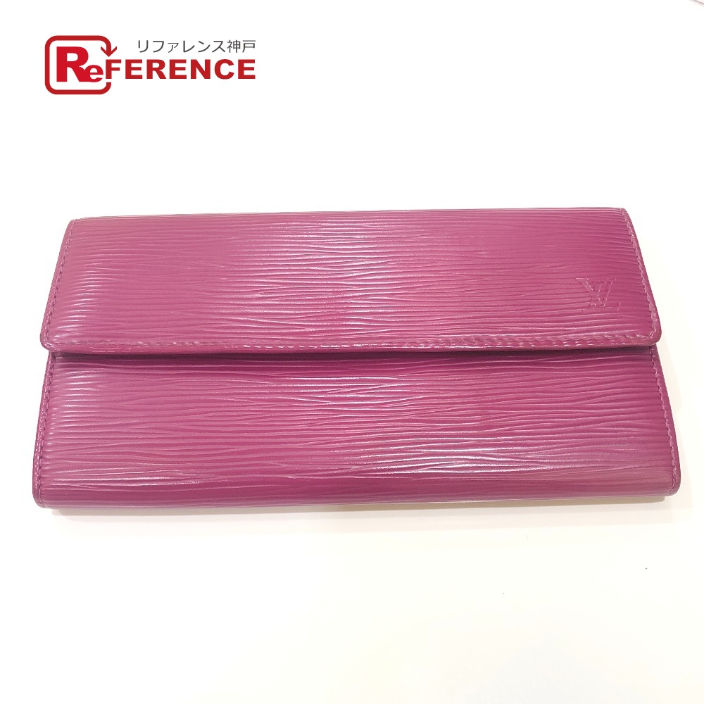 LOUIS VUITTON ルイヴィトン  M60317 ポルトフォイユ サラ 長紙入れ エピ紙入れ 紙入れ ウォレット 長紙入れ エピレザー  レディース フューシャ パープル 【中古】