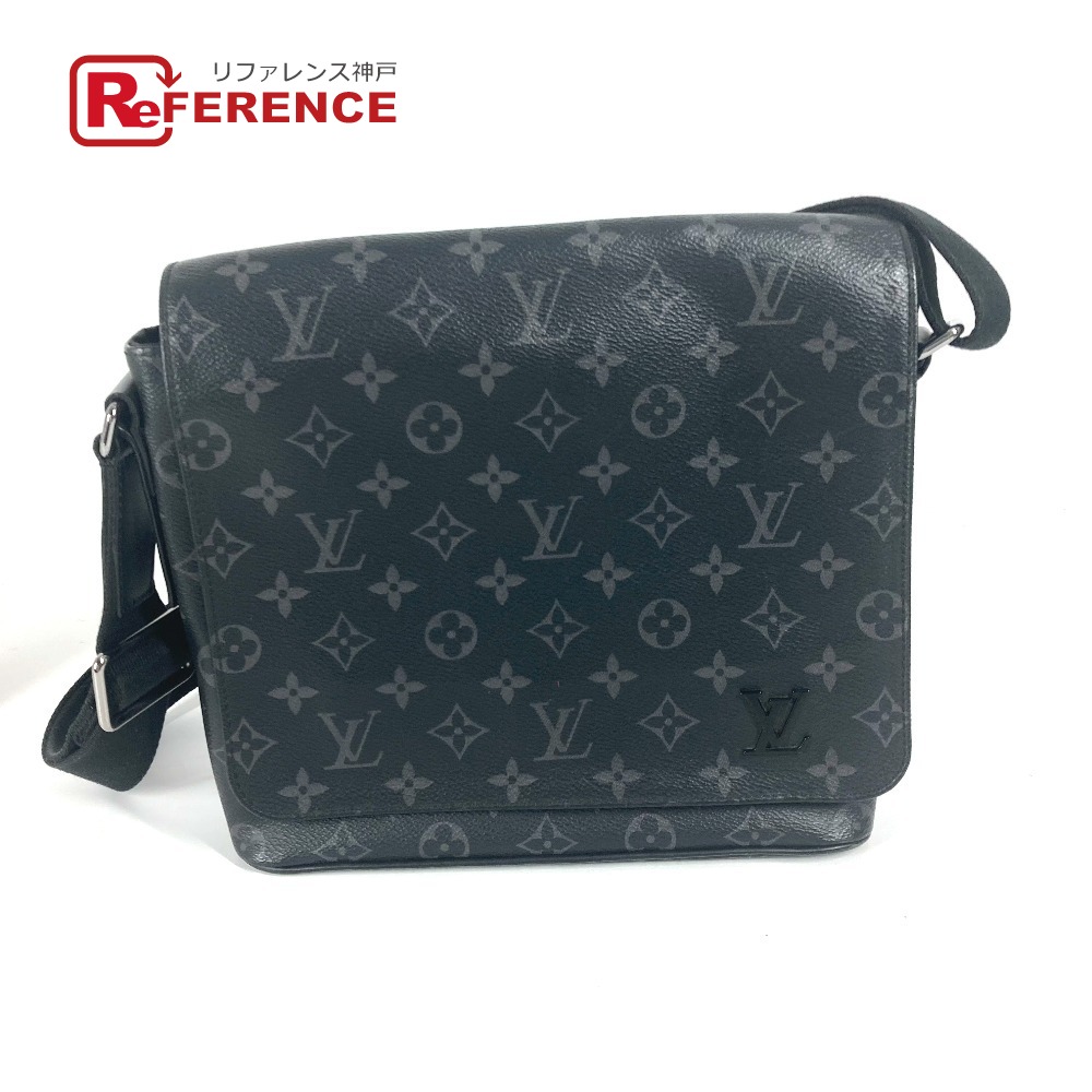 LOUIS VUITTON ルイヴィトン  M45272 モノグラムエクリプス ディストリクトPM 鞄 下げ翼 曲がった掛け ショルダーバッグ モノグラムエクリプスキャンバス  ユニ一発やる 黒いこと 【中古】