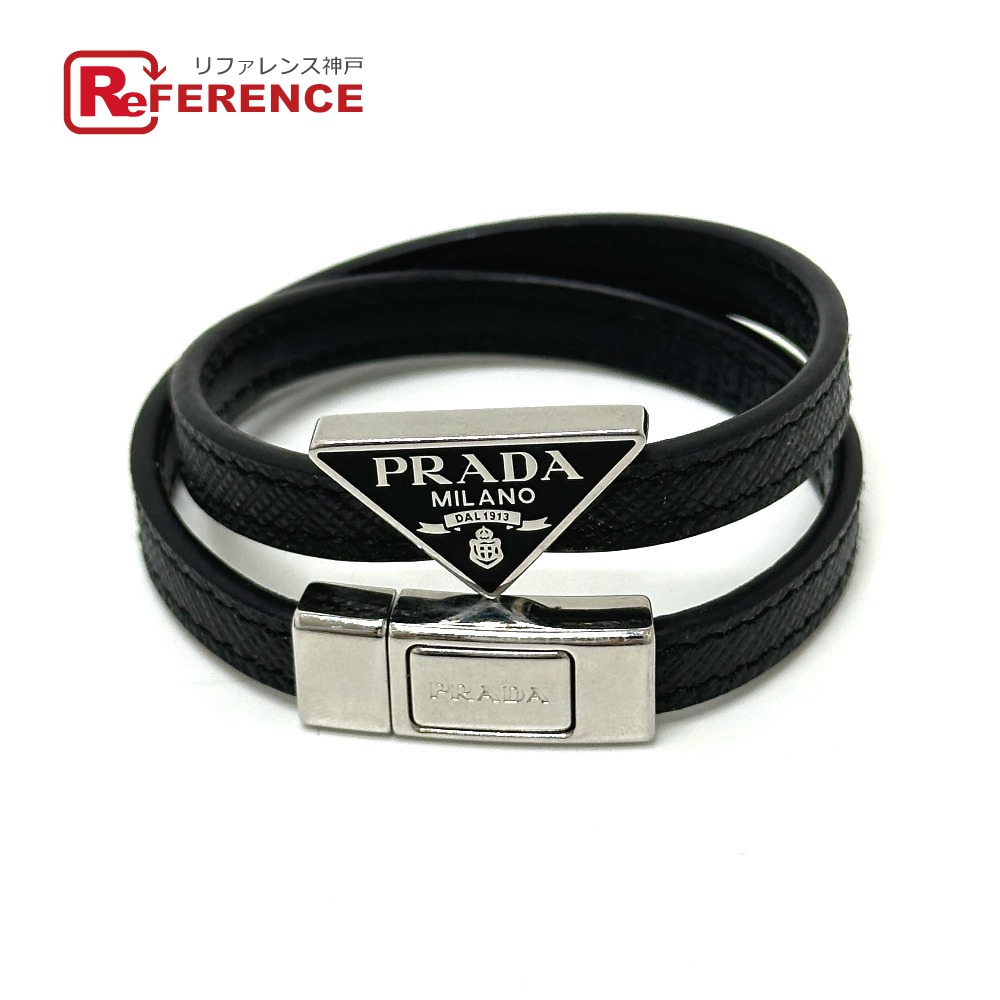 楽天市場】プラダ PRADA ブレイド ナッパレザー ブレスレット