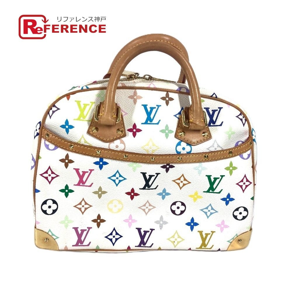 LOUIS VUITTON ルイヴィトン M92663 モノグラムマルチカラー トゥルーヴィル カバン ミニボストンバッグ ハンドバッグ モノグラムマルチカラーキャンバス レディース ブロン ホワイト 【中古】