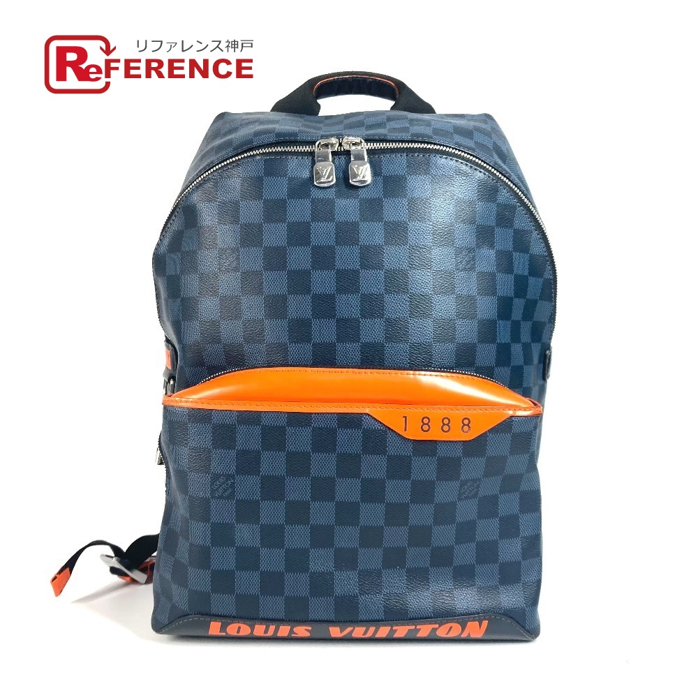 LOUIS VUITTON ルイヴィトン  N40157 ダミエコバルト 大きな進歩 うしろ側容器に並べる うしろ側容器に並べる 袋 背嚢 ダミエコバルトキャンバス  ユニ一発やる 米国海軍 【中古】