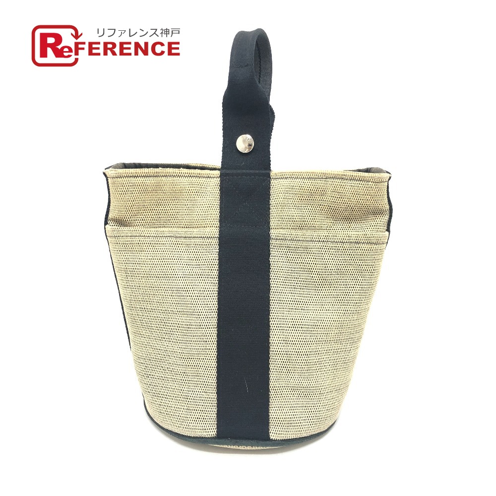 美品　エルメス　HERMES SELLER バケツ型バッグ キャンバス 楽天市場】【バッグ】HERMES エルメス サクソーMM ハンドバッグ バケツ