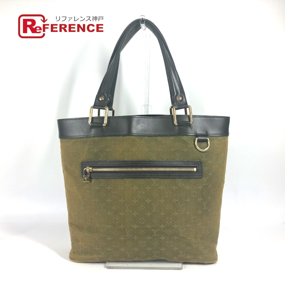 訳あり✨ルイヴィトン　ハンドバッグ　モノグラム　カーキ　ルシーユ　M92681 訳あり✨ルイヴィトン ハンドバッグ モノグラム カーキ ルシーユ