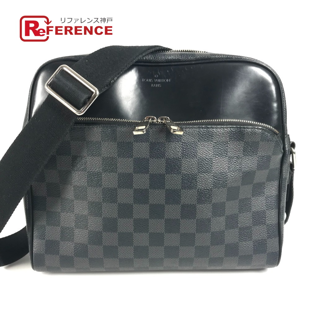 LOUIS VUITTON ルイヴィトン N41408 ダミエグラフィット デイトンPM デイトン PM カバン 斜め掛け ショルダーバッグ ダミエグラフィットキャンバス ユニセックス ブラック 【中古】