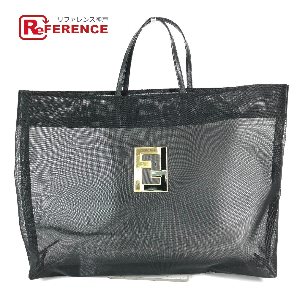 楽天市場】FENDI フェンディ FF金具 メッシュ トートバッグ ナイロン