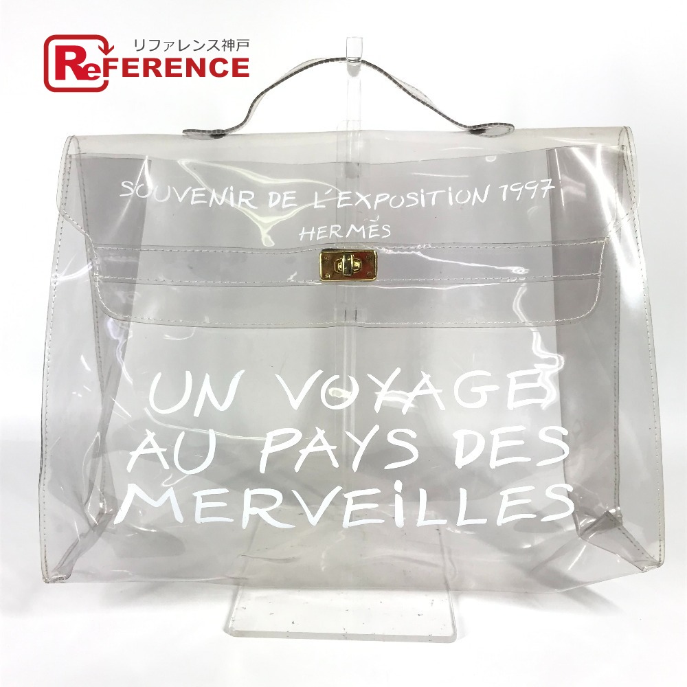 楽天市場】【SD】 HERMES ｴﾙﾒｽ ﾋﾞﾆｰﾙ ｹﾘｰ ｵﾚﾝｼﾞ ｸﾘｱﾊﾞｯｸﾞ ｽｹﾙﾄﾝ 不思議